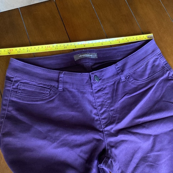 DENVER HAYES Skinny ‘Mia’ Purple Jeggings Size 8 - Picture 7 of 8